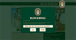 Desktop Screenshot of block-braeu.de