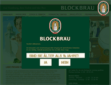 Tablet Screenshot of block-braeu.de